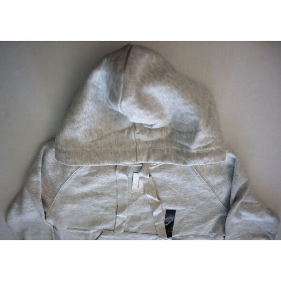 Banana Republic Women's Sz XS Light Gray Heather Soft Fleece Pullover Hoodie - Picture 7 of 8